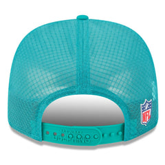 Miami Dolphins New Era 2025 Sideline Throwback 9SEVENTY Trucker Adjustable Hat Aqua - NFL