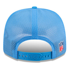 Los Angeles Chargers New Era 2025 Sideline 9SEVENTY Trucker Adjustable Hat Powder Blue - NFL