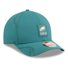 Philadelphia Eagles New Era 2025 Sideline M-Crown 9FORTY Adjustable Hat Midnight Green - NFL