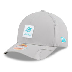Miami Dolphins New Era 2025 Sideline M-Crown 9FORTY Adjustable Hat Gray - NFL