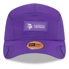 Minnesota Vikings New Era 2025 Sideline Runner Adjustable Hat Purple - NFL