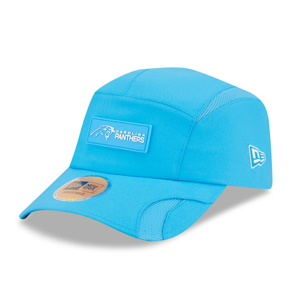 Carolina Panthers New Era 2025 Sideline Runner Adjustable Hat Blue - NFL