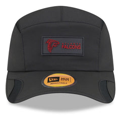 Atlanta Falcons New Era 2025 Sideline Runner Adjustable Hat Black - NFL