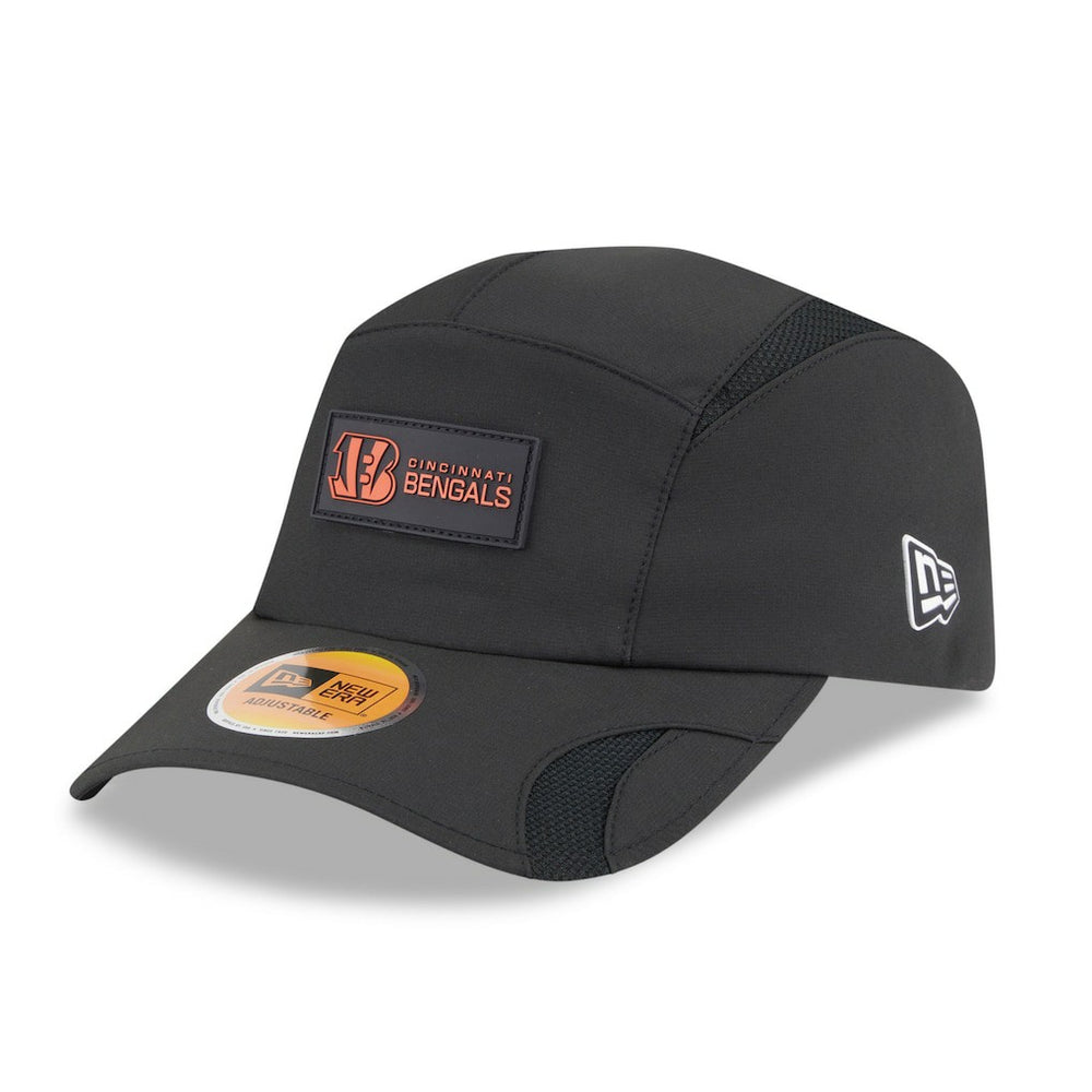 Cincinnati Bengals New Era 2025 Sideline Runner Adjustable Hat Black - NFL