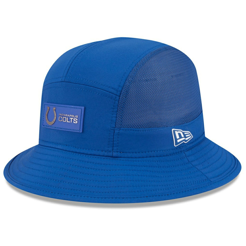 Indianapolis Colts New Era 2025 Sideline Bucket Hat Royal - NFL