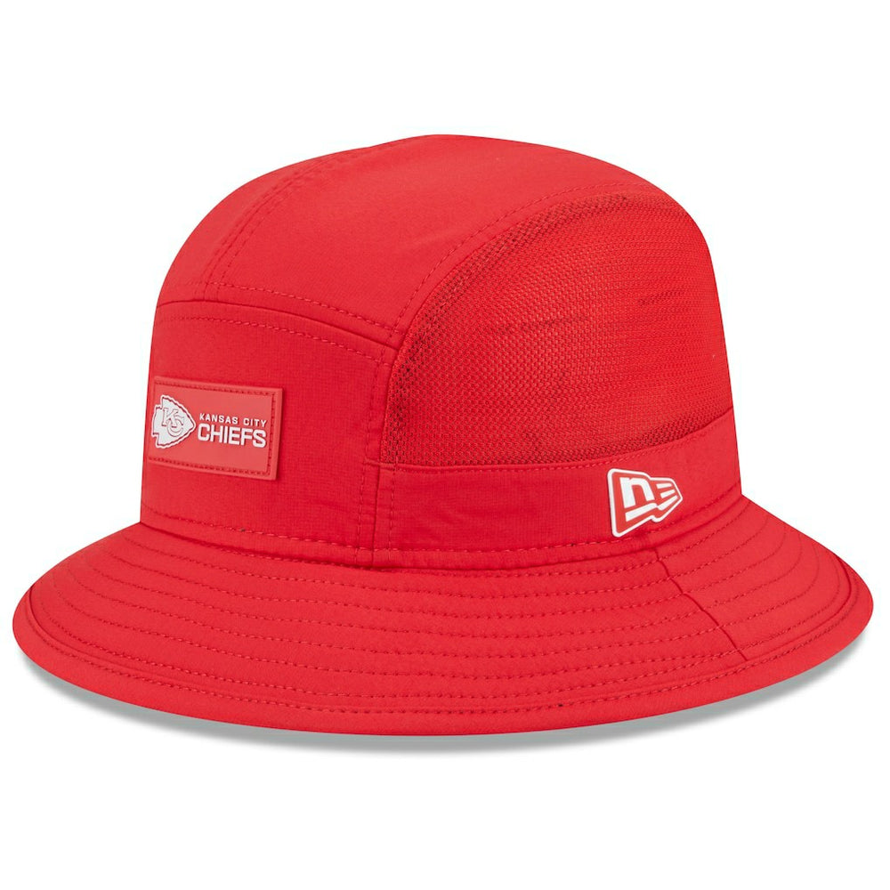 Kansas City Chiefs New Era 2025 Sideline Bucket Hat Red - NFL