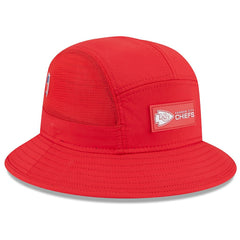 Kansas City Chiefs New Era 2025 Sideline Bucket Hat Red - NFL