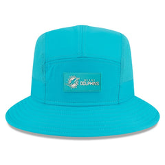 Miami Dolphins New Era 2025 Sideline Bucket Hat Aqua - NFL