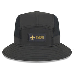 New Orleans Saints New Era 2025 Sideline Bucket Hat Black - NFL