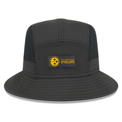Pittsburgh Steelers New Era 2025 Sideline Bucket Hat Black - NFL