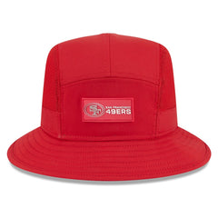 San Francisco 49ers New Era 2025 Sideline Bucket Hat Scarlet - NFL