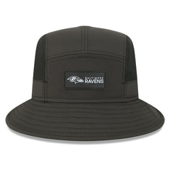 Baltimore Ravens New Era 2025 Sideline Bucket Hat Black - NFL