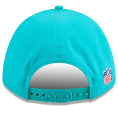 Miami Dolphins New Era Youth 2025 Sideline 9FORTY Adjustable Hat Aqua - NFL