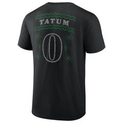 NBA - Jayson Tatum Boston Celtics Ugly Sweater Name & Number T-Shirt - Black