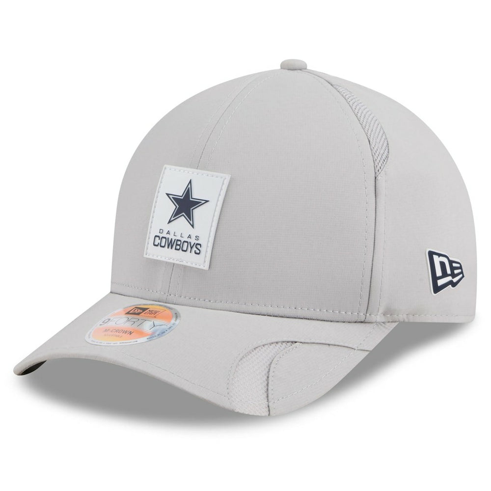 Dallas Cowboys New Era 2025 Sideline M-Crown 9FORTY Adjustable Hat Gray - NFL