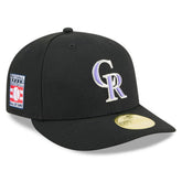 Colorado Rockies New Era Baseball Hall of Fame 59FIFTY Low Profile Fitted Hat Lifestyle