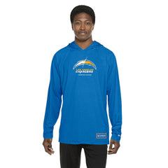 Los Angeles Chargers New Era Functional Fandom Hoodie Blue - NFL
