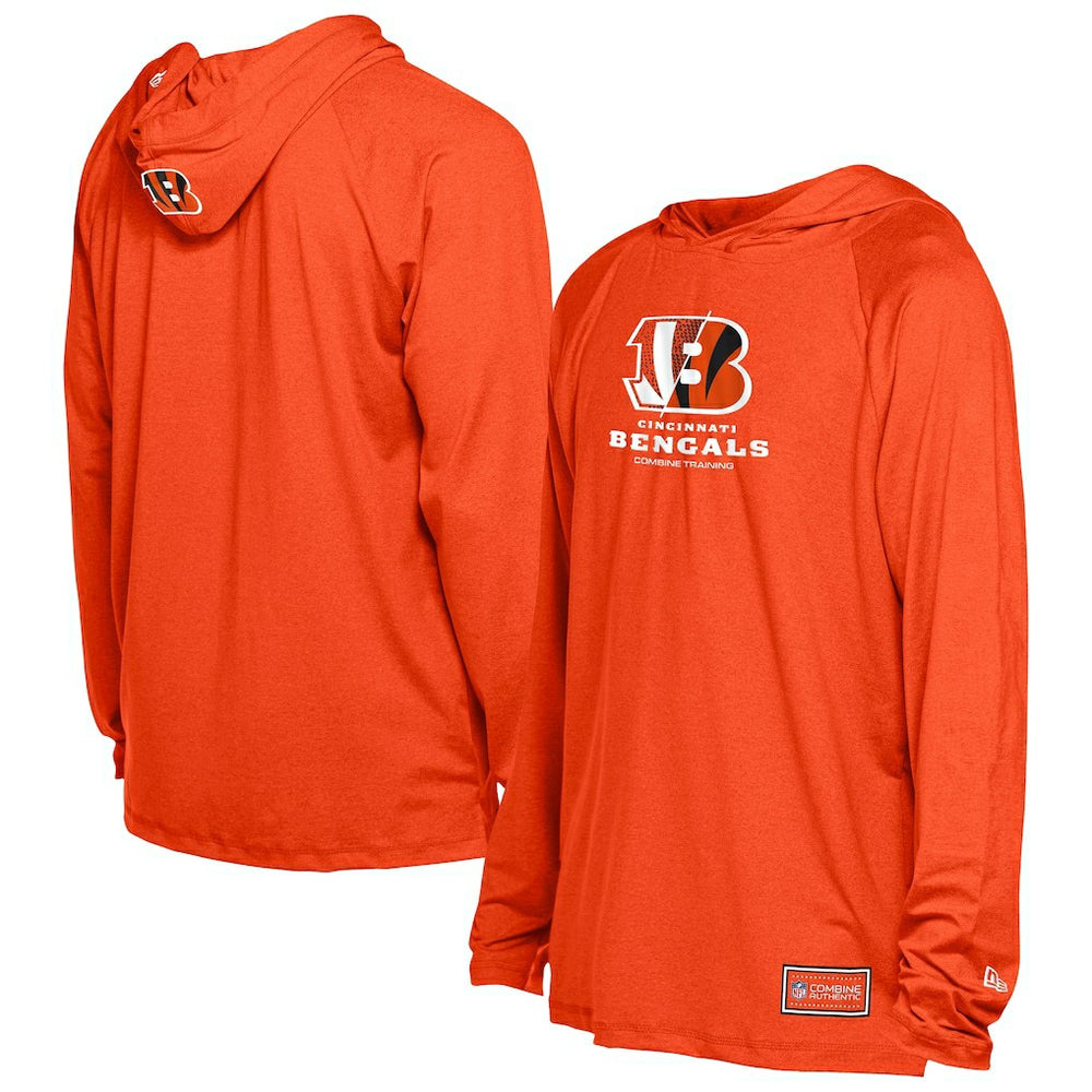 Cincinnati Bengals New Era Functional Fandom Hoodie Orange - NFL