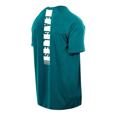 Philadelphia Eagles New Era Functional Fandom Reflective T-Shirt Midnight Green - NFL