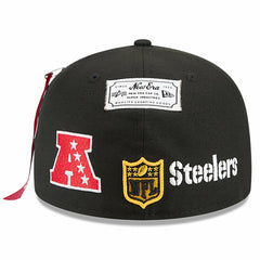 Pittsburgh Steelers New Era x Alpha Industries 59FIFTY Fitted Hat Black - NFL