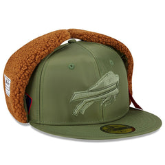 Buffalo Bills New Era x Alpha Industries Dog Ears 59FIFTY Fitted Hat Olive - NFL