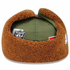 Las Vegas Raiders New Era x Alpha Industries Dog Ears 59FIFTY Fitted Hat Olive - NFL