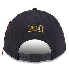 New York Jets New Era x Alpha Industries A-Frame 9FORTY Adjustable Hat Black - NFL
