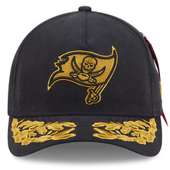 Tampa Bay Buccaneers New Era x Alpha Industries A-Frame 9FORTY Adjustable Hat Black - NFL