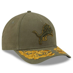 Detroit Lions New Era x Alpha Industries A-Frame 9FORTY Adjustable Hat Olive - NFL