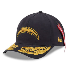 Los Angeles Chargers New Era x Alpha Industries A-Frame 9FORTY Adjustable Hat Black - NFL