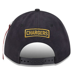 Los Angeles Chargers New Era x Alpha Industries A-Frame 9FORTY Adjustable Hat Black - NFL