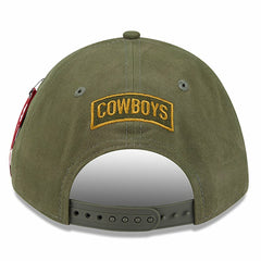 Dallas Cowboys New Era x Alpha Industries A-Frame 9FORTY Adjustable Hat Olive - NFL