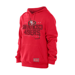 San Francisco 49ers New Era Combine Authentic Local State Throwback Hoodie Scarlet - NFL
