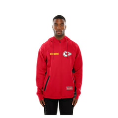 Kansas City Chiefs New Era Combine Authentic Raglan Scuba Full-Zip Hoodie Red - NFL