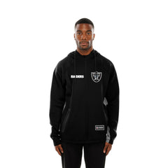 Las Vegas Raiders New Era Combine Authentic Raglan Scuba Full-Zip Hoodie Black - NFL