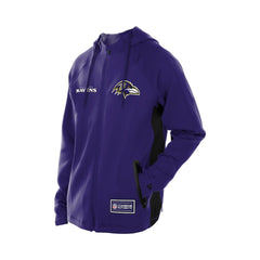 Baltimore Ravens New Era Combine Authentic Raglan Scuba Full-Zip Hoodie Purple - NFL