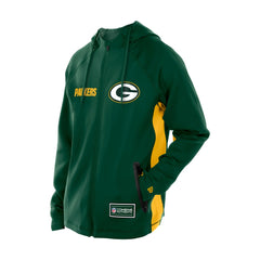 Green Bay Packers New Era Combine Authentic Raglan Scuba Full-Zip Hoodie Green - NFL