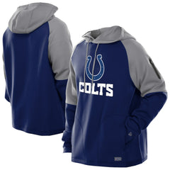 Indianapolis Colts New Era Combine Authentic Color Block Raglan Pullover Hoodie Royal - NFL