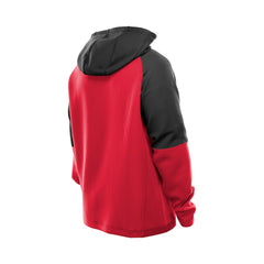 Kansas City Chiefs New Era Combine Authentic Color Block Raglan Pullover Hoodie Red - NFL
