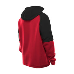 Atlanta Falcons New Era Combine Authentic Color Block Raglan Pullover Hoodie Red - NFL