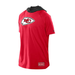 Kansas City Chiefs New Era Combine Authentic Hooded Raglan Short-Sleeve T-Shirt Red - NFL