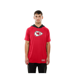 Kansas City Chiefs New Era Combine Authentic Hooded Raglan Short-Sleeve T-Shirt Red - NFL