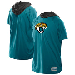Jacksonville Jaguars New Era Combine Authentic Hooded Raglan Short-Sleeve T-Shirt Teal - NFL