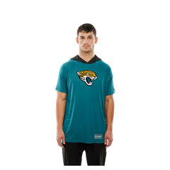 Jacksonville Jaguars New Era Combine Authentic Hooded Raglan Short-Sleeve T-Shirt Teal - NFL