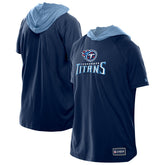 Tennessee Titans New Era Combine Authentic Hooded Raglan Short-Sleeve T-Shirt Navy - NFL