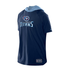 Tennessee Titans New Era Combine Authentic Hooded Raglan Short-Sleeve T-Shirt Navy - NFL