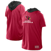 Arizona Cardinals New Era Combine Authentic Hooded Raglan Short-Sleeve T-Shirt Cardinal - NFL