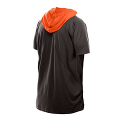 Cleveland Browns New Era Combine Authentic Hooded Raglan Short-Sleeve T-Shirt Brown - NFL
