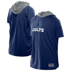 Indianapolis Colts New Era Combine Authentic Hooded Raglan Short-Sleeve T-Shirt Royal - NFL