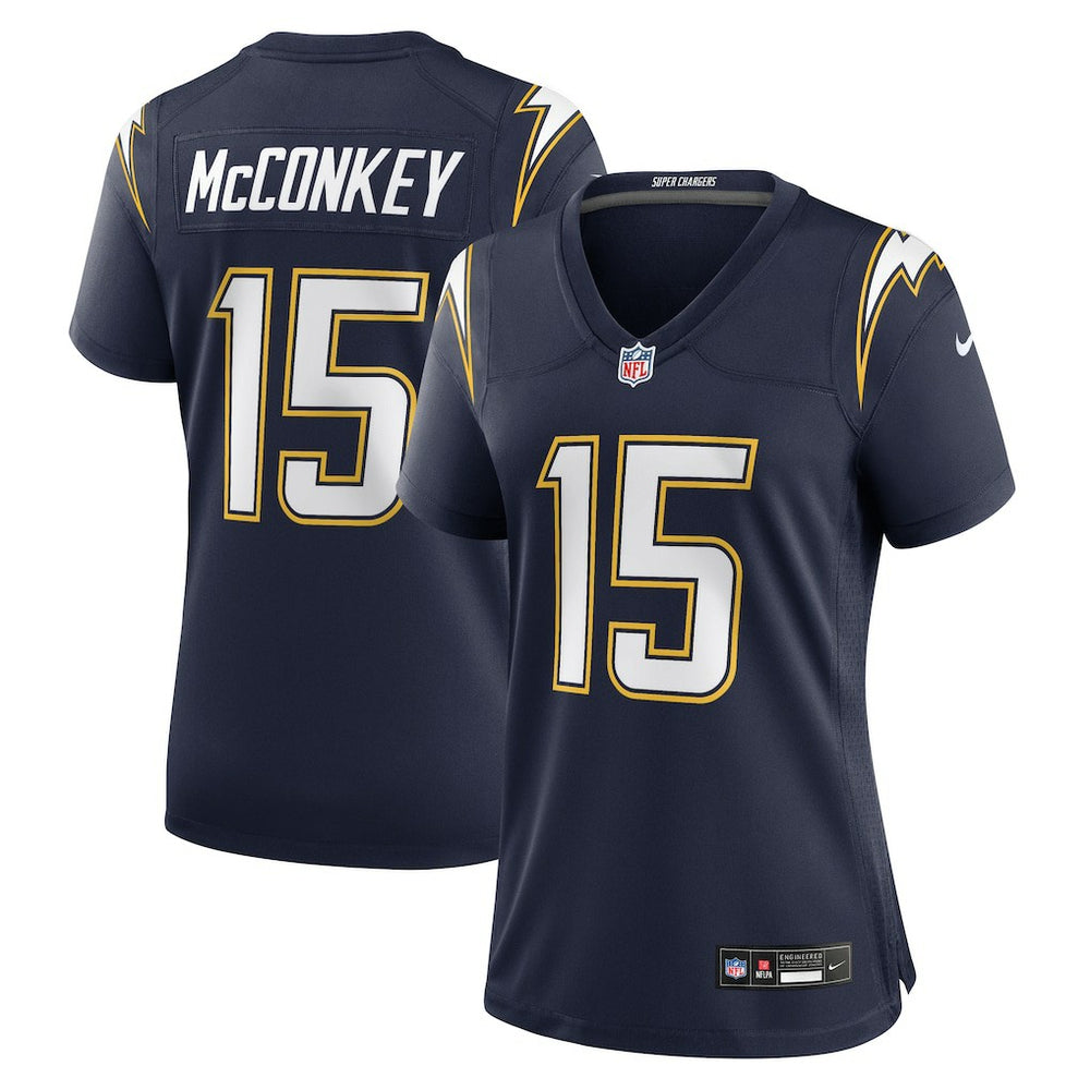 Ladd McConkey Los Angeles Chargers Women's Alternate Super Chargers Game Jersey Navy - Nike